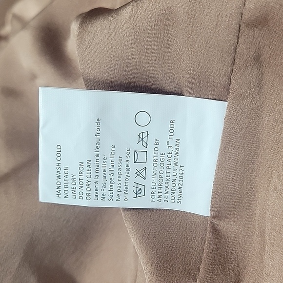 Anthropologie x Tiny Chocolate Faux Leather Trucker Button Jacket-NWT-Si… - Picture 7 of 17